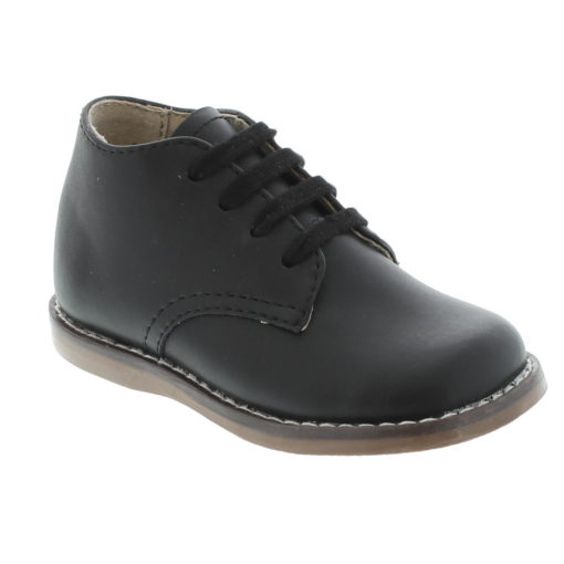 Footmates Kid's Todd Black Leather