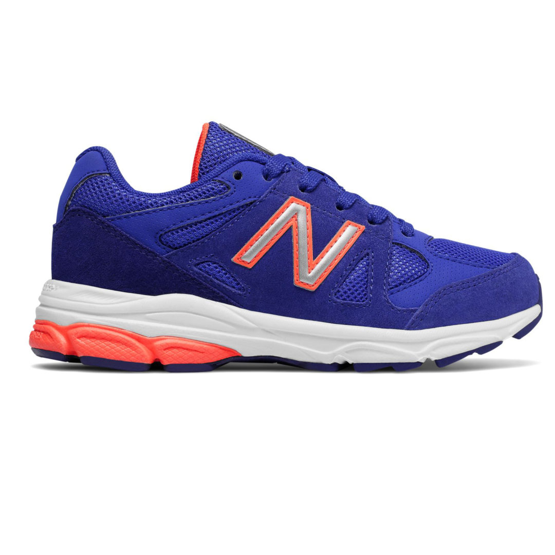 New Balance 888 Blue Orange Kid Lace | Laurie's Shoes