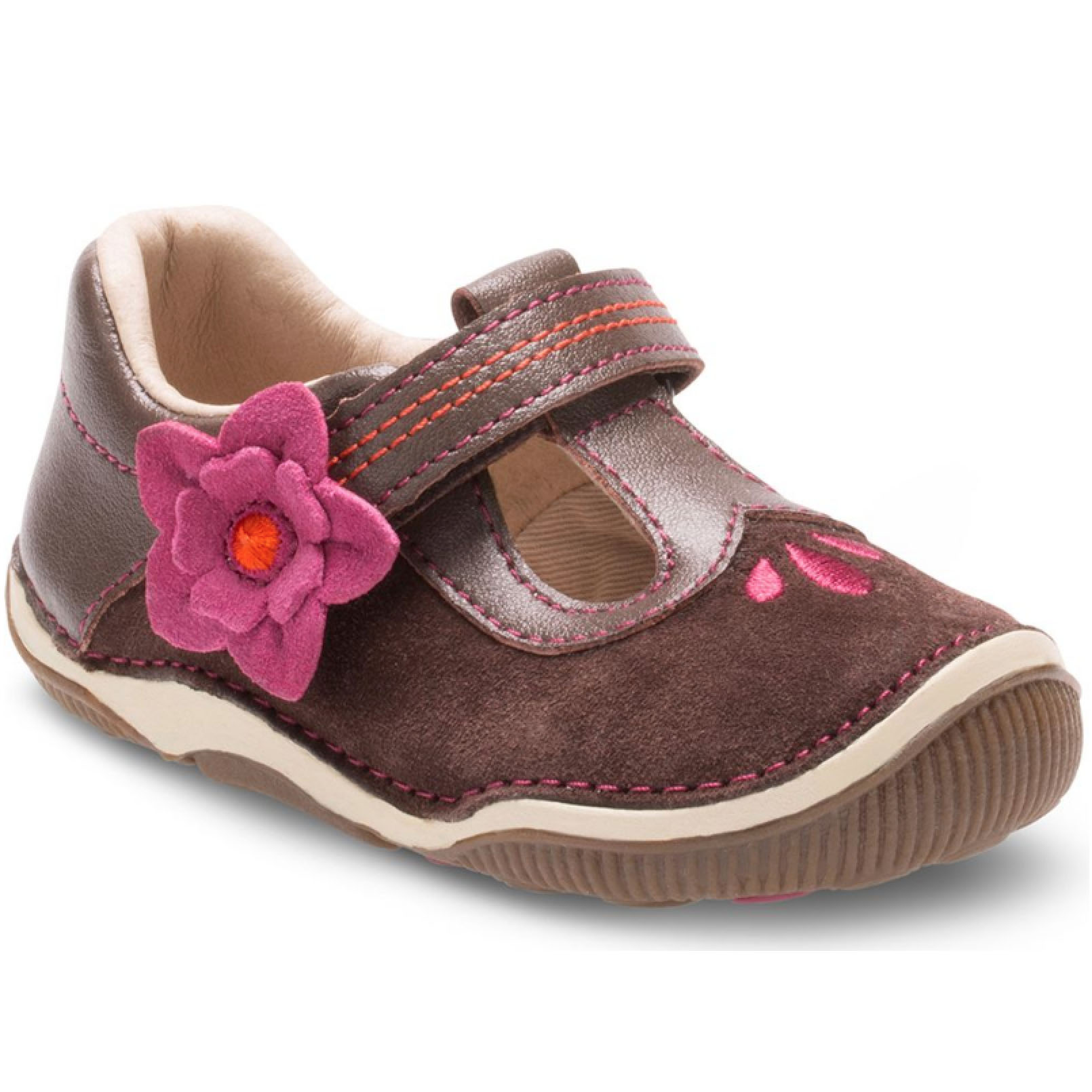 Stride Rite Kid's SRTech Teagan Brown Shoe | Laurie's Shoes