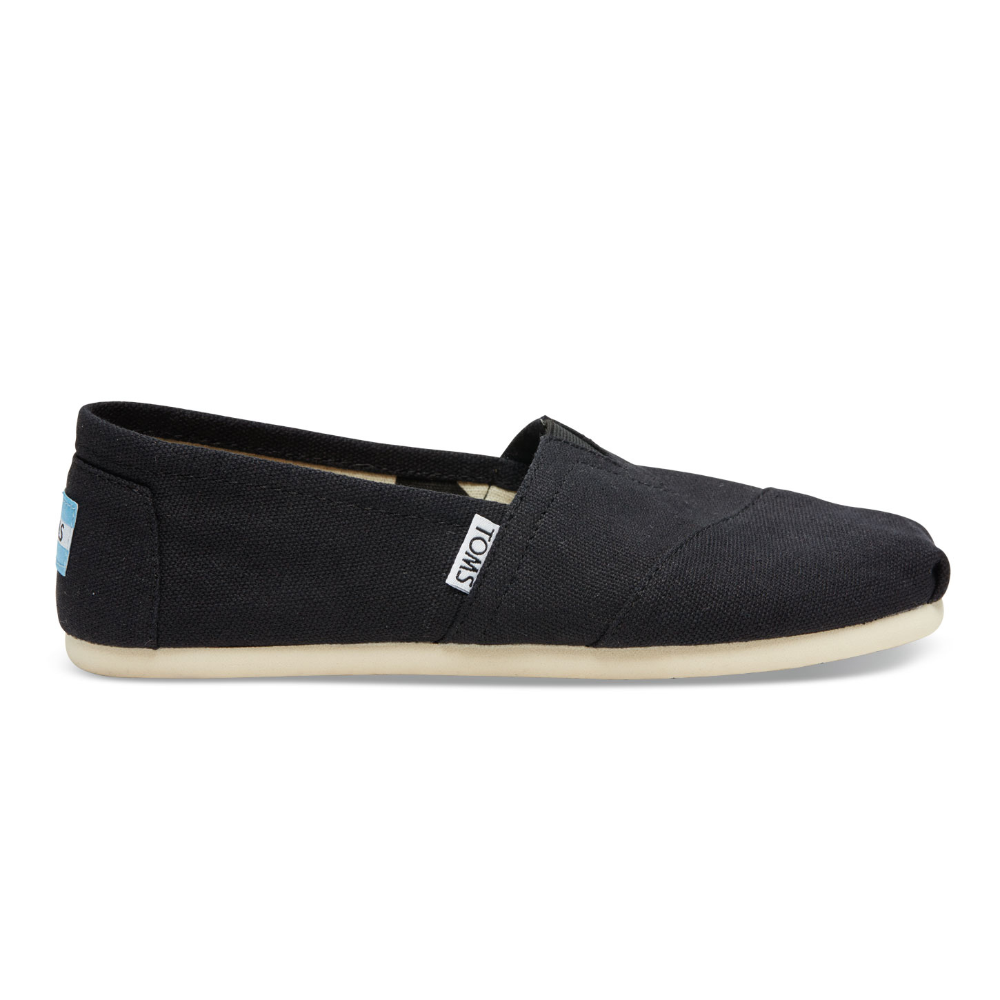 Toms Women's Classic Black Canvas | Laurie's Shoes