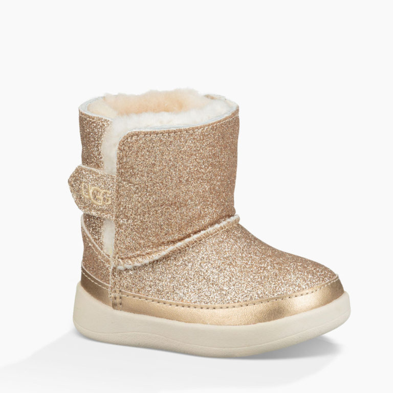 Ugg Toddler Keelan Glitter Boot Gold | Laurie's Shoes