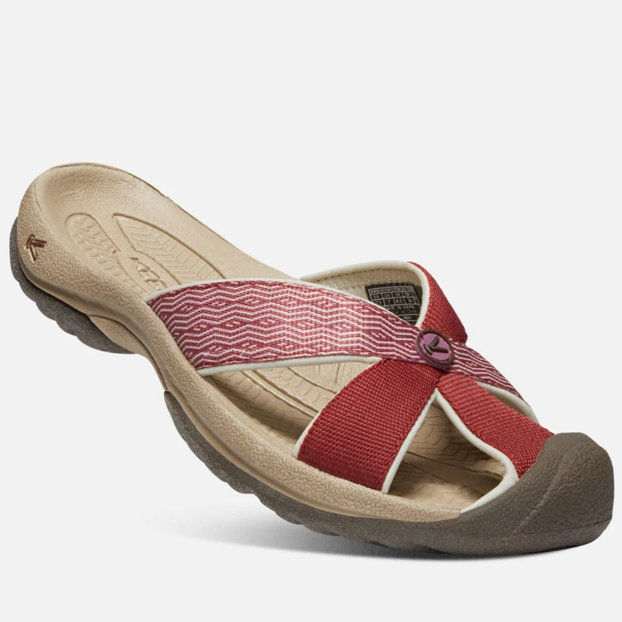  Keen  Women s  Bali  Beach Sandal  Fried Brick Tulipwood 