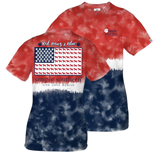 red white blue shirt women's