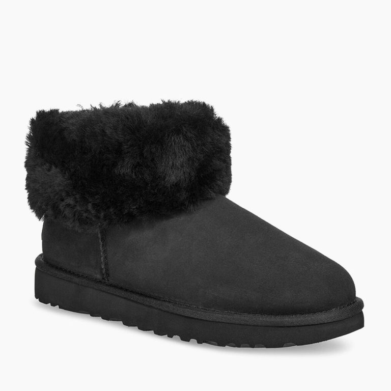 ugg classic mini fluff spill seam boot