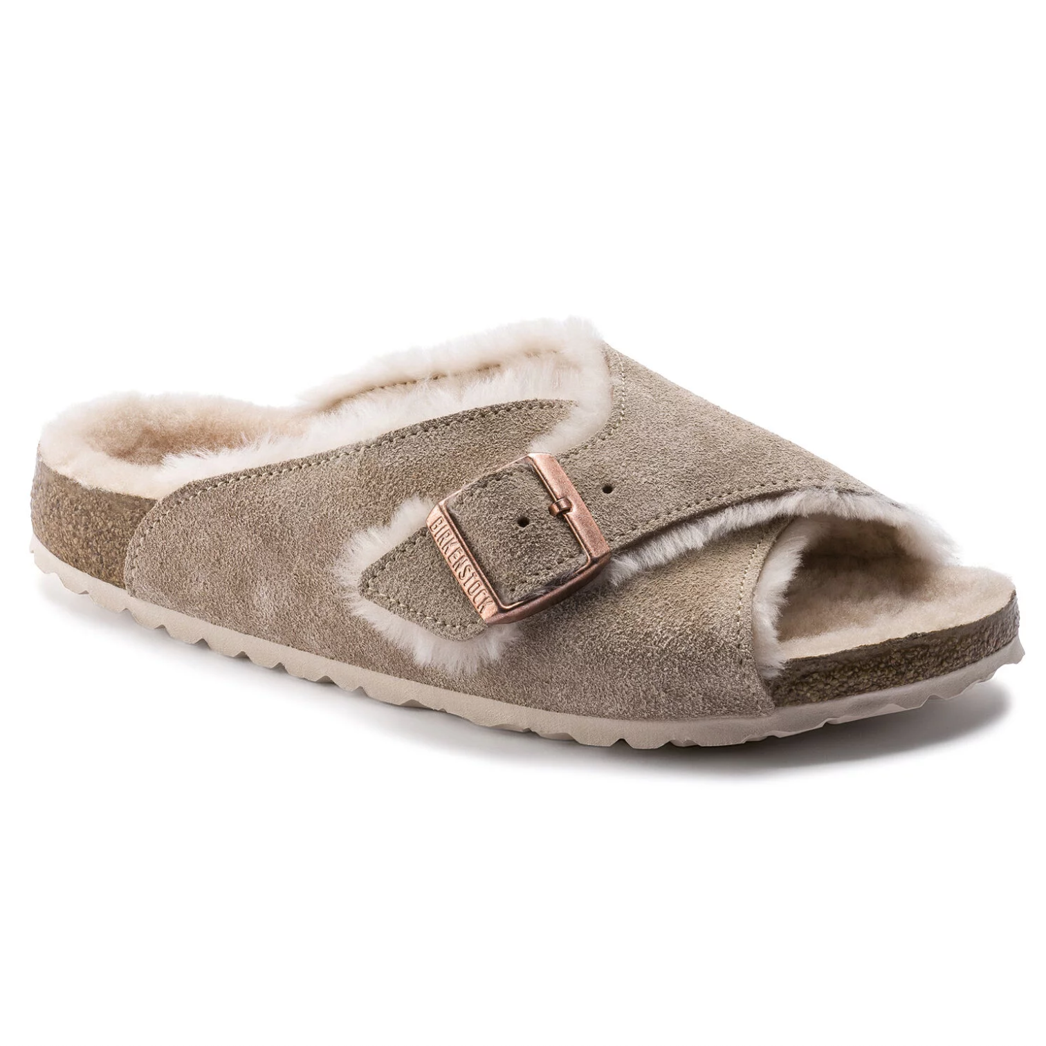 birkenstock suede shearling