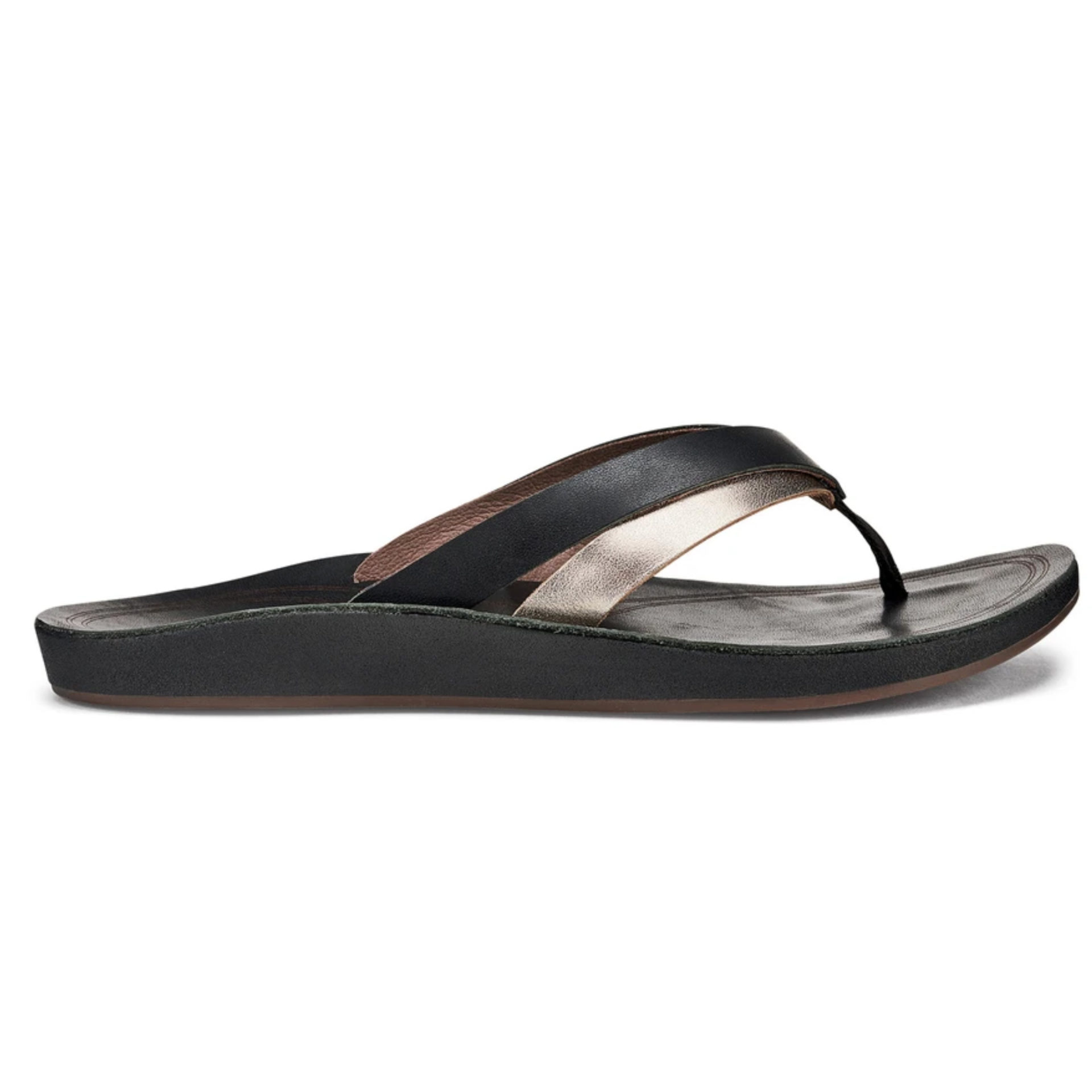 olukai womens black sandals