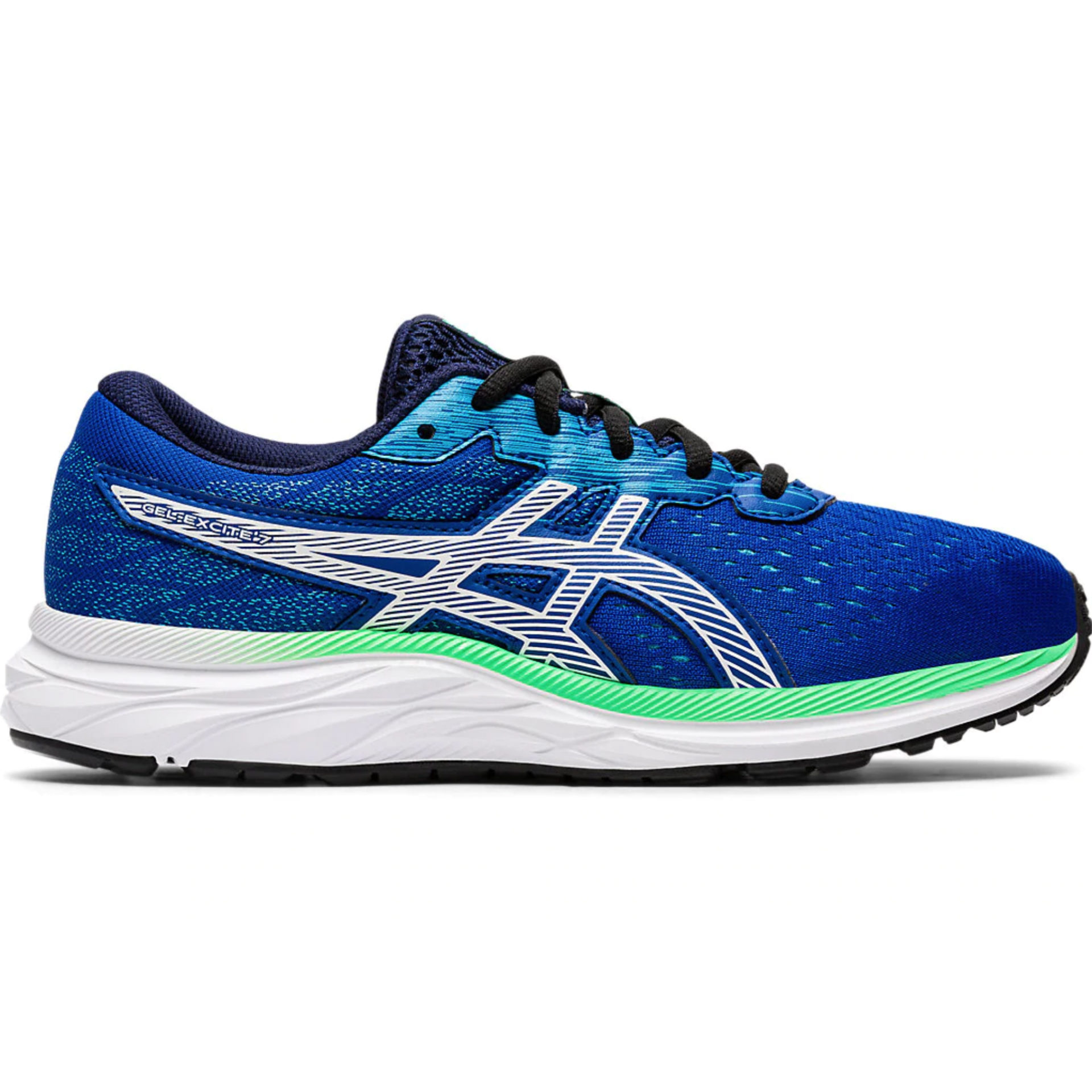 Asics Kid's Gel-Excite 7 GS Blue/White | Laurie's Shoes