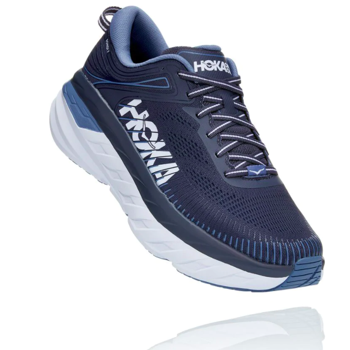 Hoka One One Men's Bondi 7 Blue | Laurie's Shoes