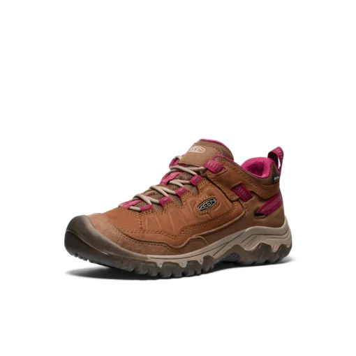 Keen Women's Targhee IV Waterproof Hiking Shoe with Keen.Dry technology, durable leather upper, and multi-directional lug outsole for superior traction.