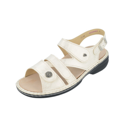 Finn Comfort Women's Gomera Sandal – premium leather orthopedic sandal with adjustable straps, removable cork footbed, and shock-absorbing sole for superior comfort.