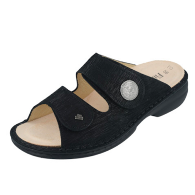 Finn Comfort Women's Sansibar Sandal – premium leather orthopedic sandal with adjustable straps, contoured cork footbed, and shock-absorbing sole for all-day comfort.