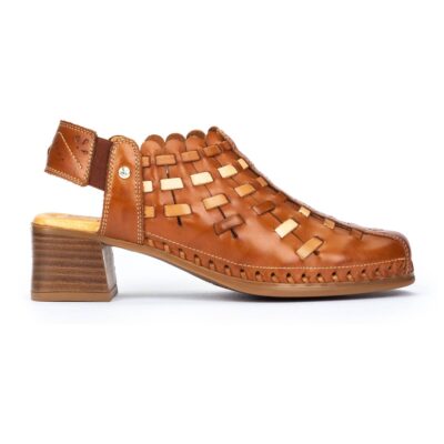 Pikolinos Women's Romana Sandals with premium perforated leather, cushioned insole, and flexible rubber outsole for breathable comfort and effortless style.