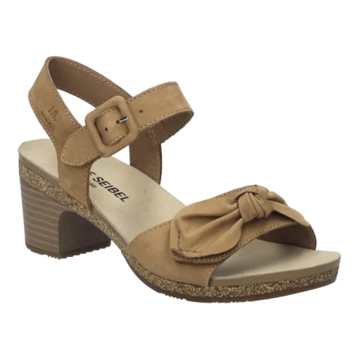 Josef Seibel Women's Grace 11 Sandal with premium leather, adjustable strap, contoured footbed, and flexible rubber sole for stylish all-day comfort.