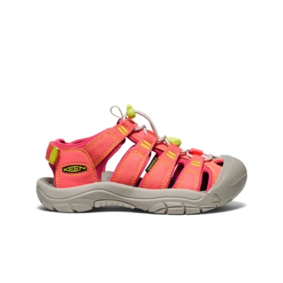 Keen Big Kid's Newport Boundless Sandal with toe protection, grippy outsole, and adjustable fit, designed for outdoor adventures on land and water.