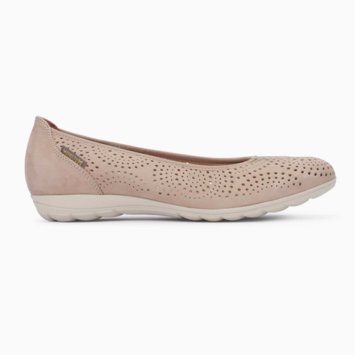 Mephisto Women's Elsie Perf Slip-On with perforated leather upper, Soft-Air Technology, cushioned footbed, and lightweight rubber outsole for superior comfort.