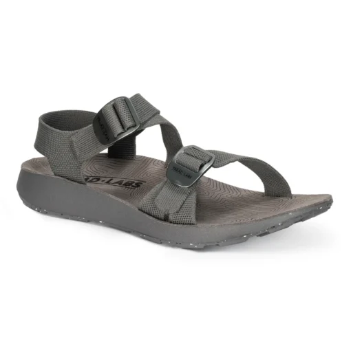 Tread Labs Men's Redway Sandal with adjustable leather straps, arch support, cushioned footbed, and durable rubber outsole for all-day comfort and stability.