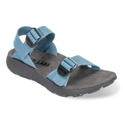 Tread Labs Women's Salinas Sandal with adjustable nubuck leather straps, arch support, cushioned footbed, and durable rubber outsole for lasting comfort.