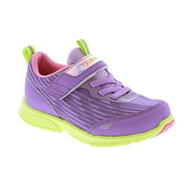 Tsukihoshi Kid's Jet Sneaker featuring a breathable mesh upper, hook-and-loop closure, wide toe box, antibacterial insole, and flexible shock-absorbing outsole.