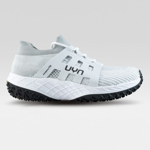 Uyn Men's IBEX outdoor shoe featuring breathable knit upper, ergonomic sole, and durable U-Control outsole for hiking and walking comfort.