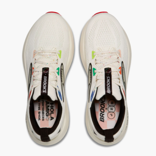 Brooks Women's Glycerin 22 running shoes in a stylish design, featuring DNA LOFT cushioning and engineered mesh for a plush, supportive running experience.